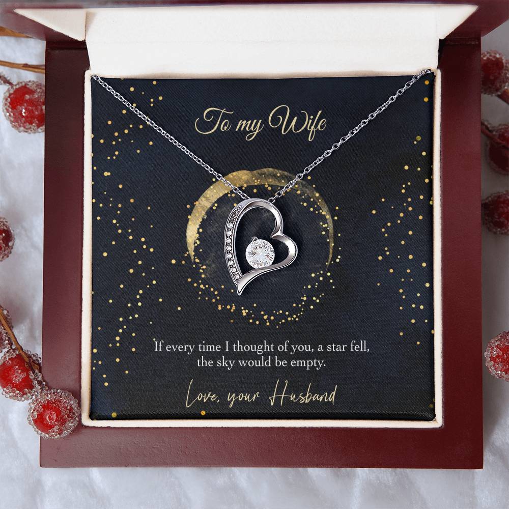 If Every Time I Thought Of You Forever Love Necklace
