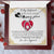 To My Girlfriend The Day I Met You I Found My Missing Piece... 1 Forever Love Necklace