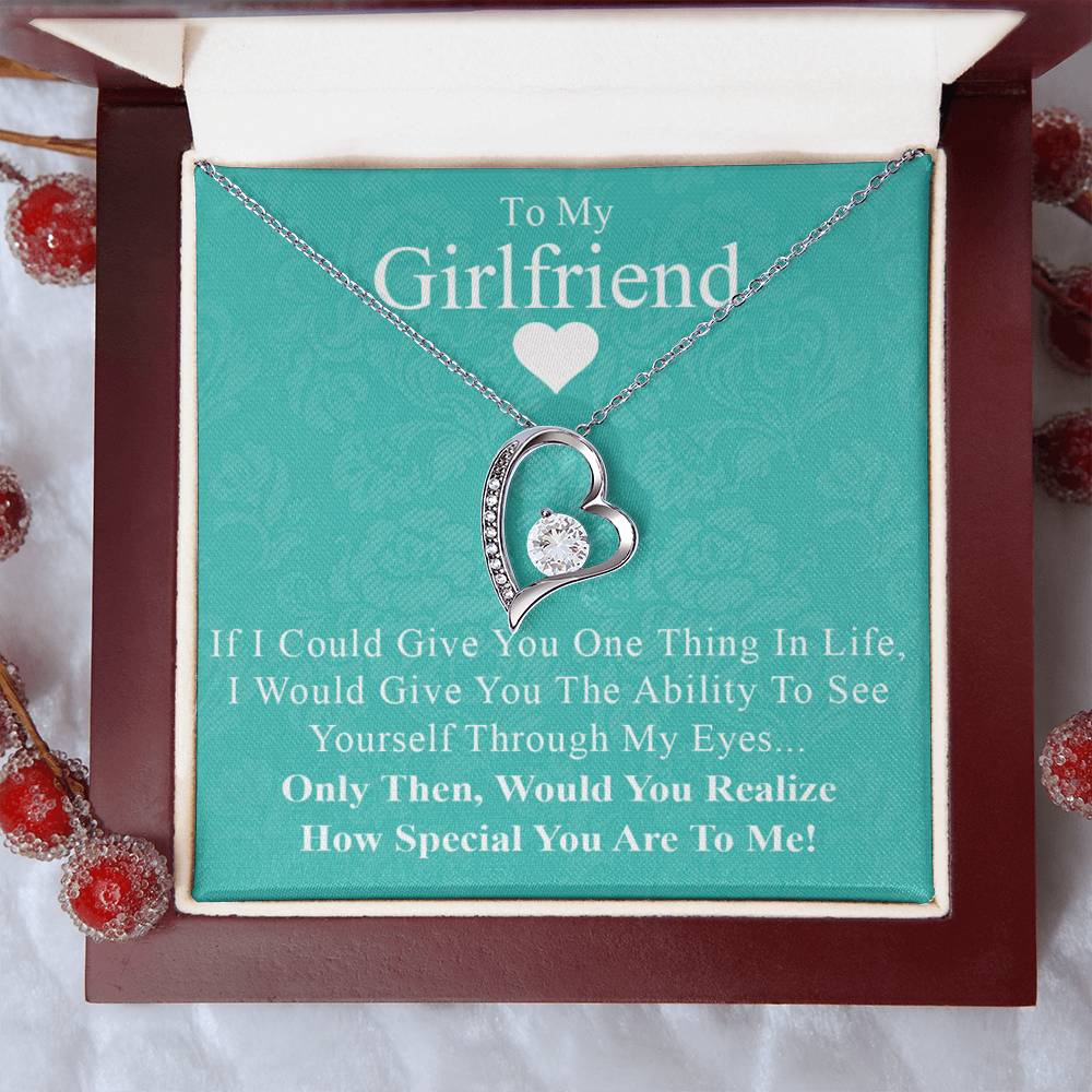 To My Girlfriend 3 Forever Love Necklace