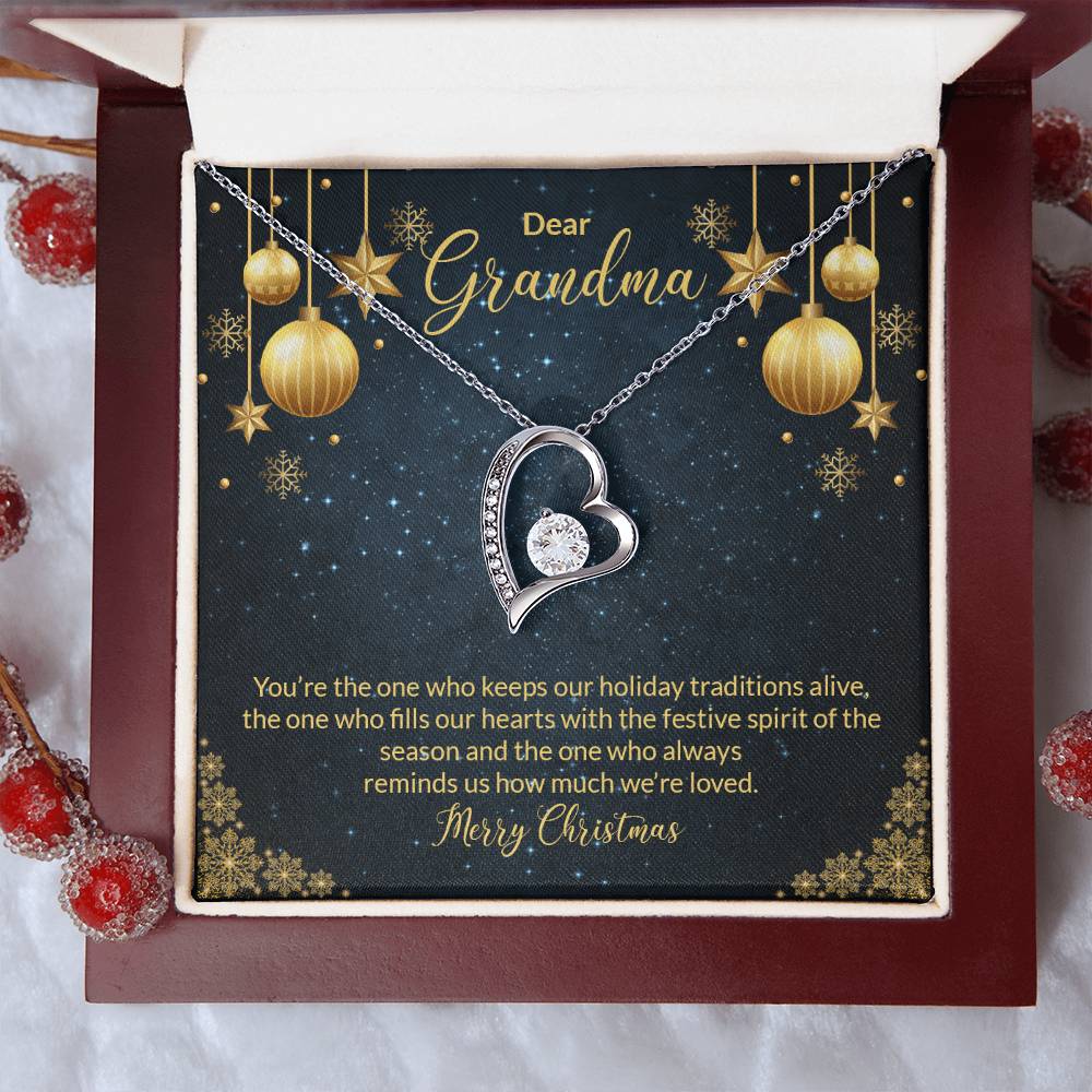 Gift For Grandma Grandma Necklace Love Necklace Nana Mama Christmas Gift For Her Forever Love Necklace