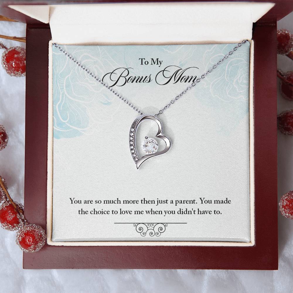 To My Bonus Mom You Are So Much More Then Just A Parent Necklace 1 Forever Love Necklace