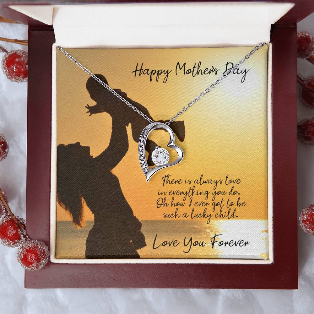 Meaningful Gift For Mom Mothers Day Gift For Mom Who Has Everything Necklace For Mom From Daughter Sentimental Gift For Mom Thanks Forever Love Necklace