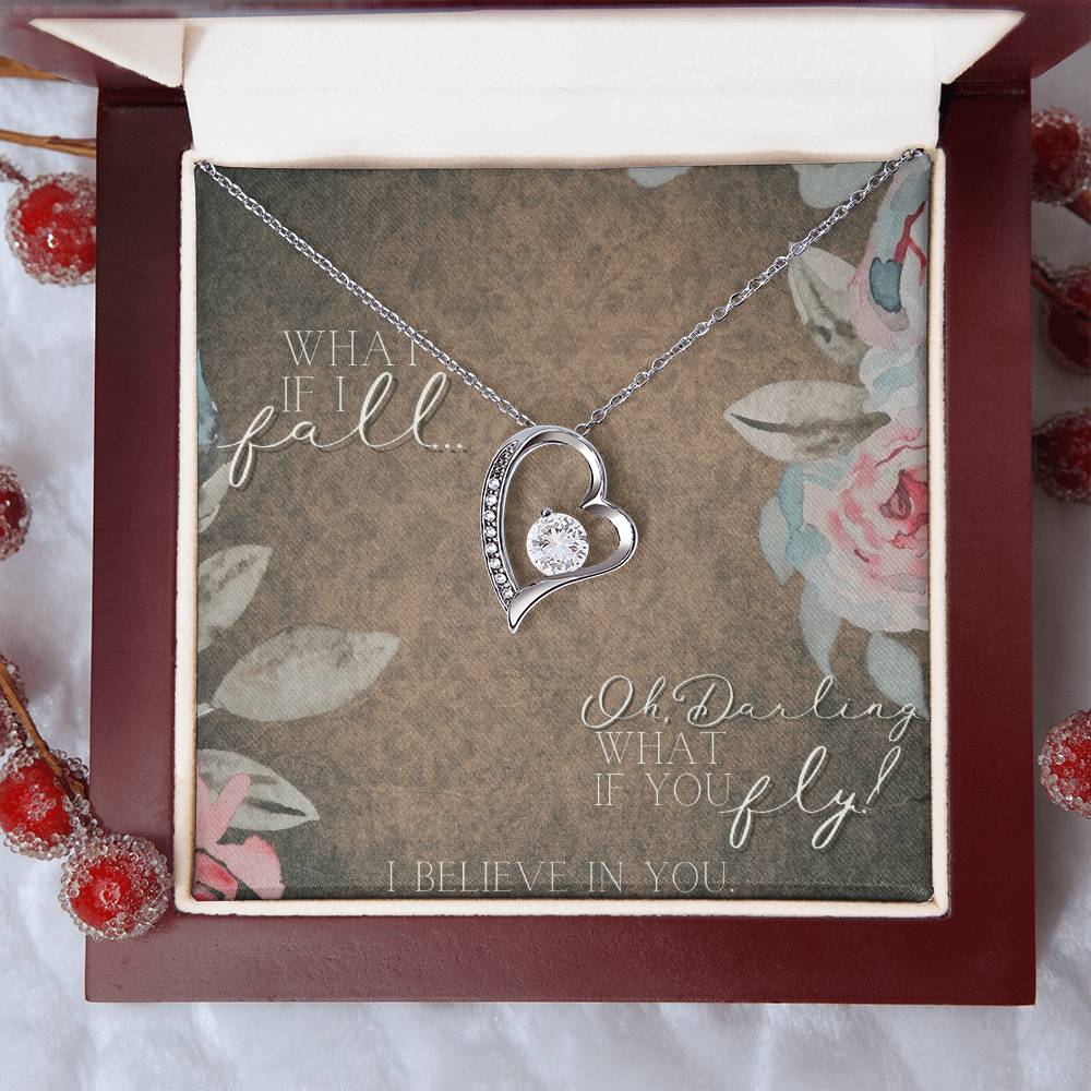 To My Daughter Interlocking Hearts Necklace Father To Daughter Gift Birthday Gift To Daughter From Dad Daughter Necklace Forever Love Necklace