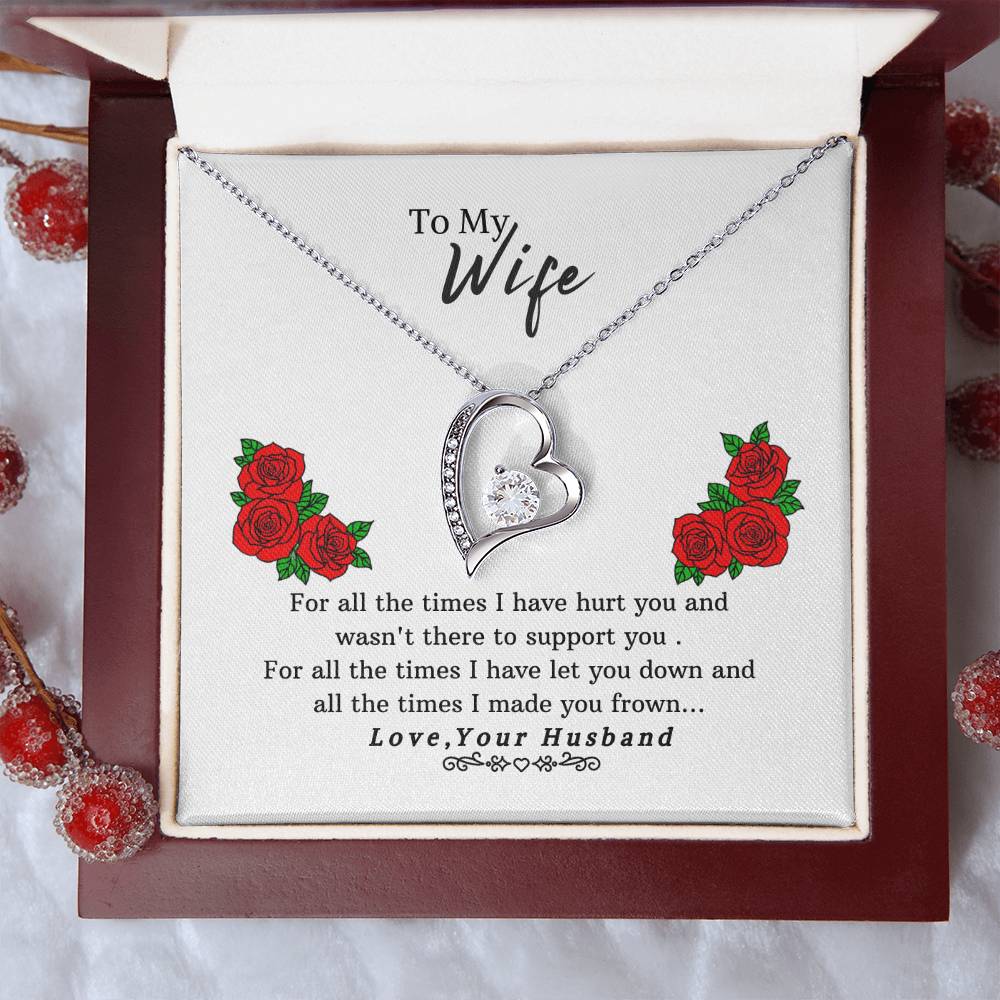 To My Wifeforever 1 Forever Love Necklace