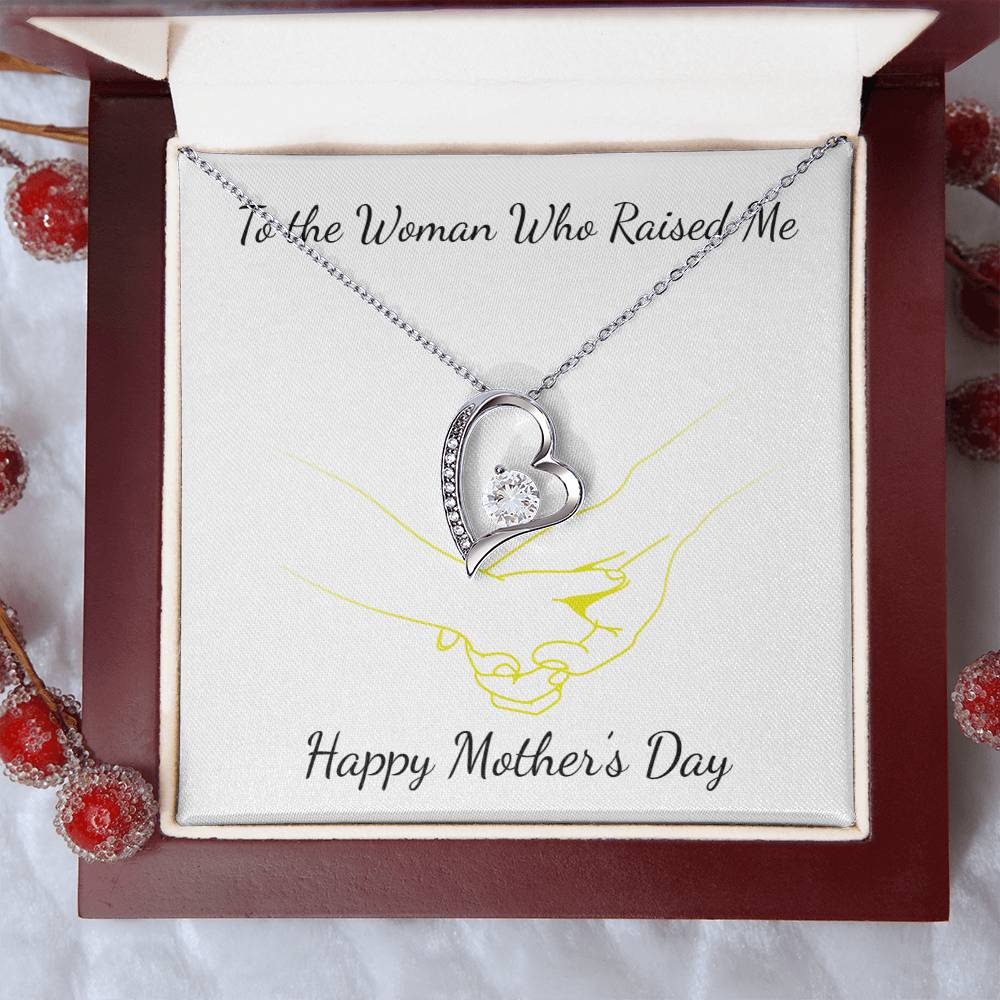 To The Women Who Rice Me Happy Mother's Day Necklace 1 Forever Love Necklace