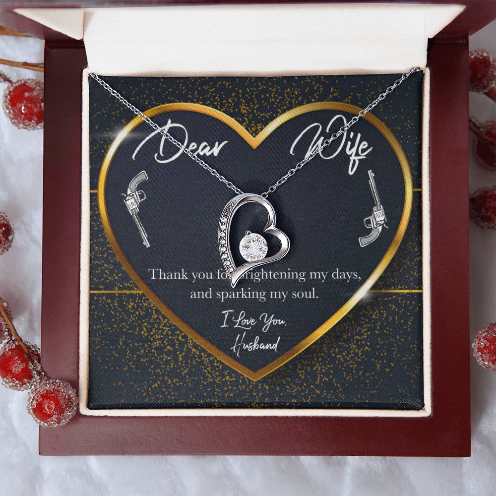 Dear Wifei Love You 1 Forever Love Necklace