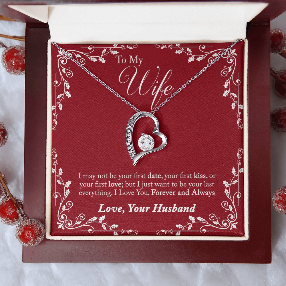 To My Wife I Love You Forever And Always From Husband Gift Necklace Forever Love Necklace