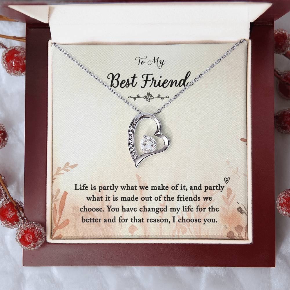 To My Best Friend - Forever Love Necklace Forever Love Necklace