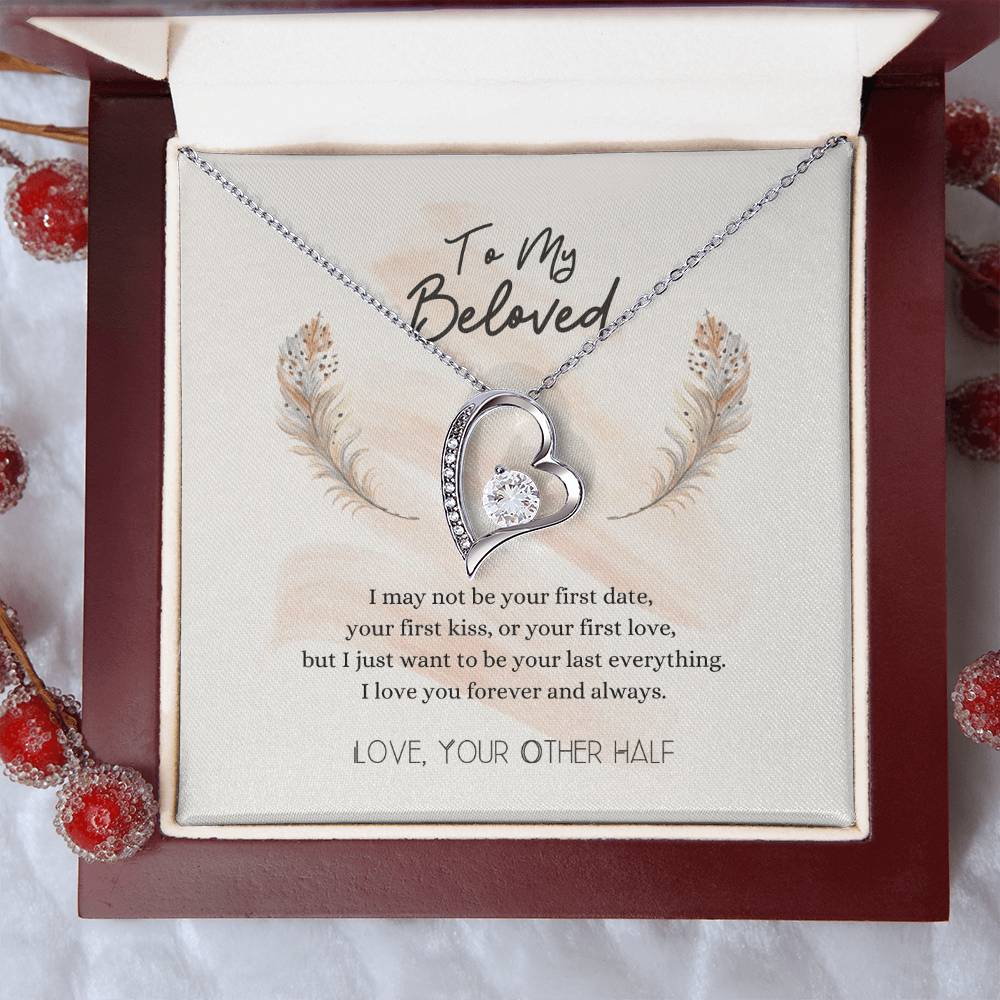 To My Beloved Everlasting Love Necklace Forever Love Necklace