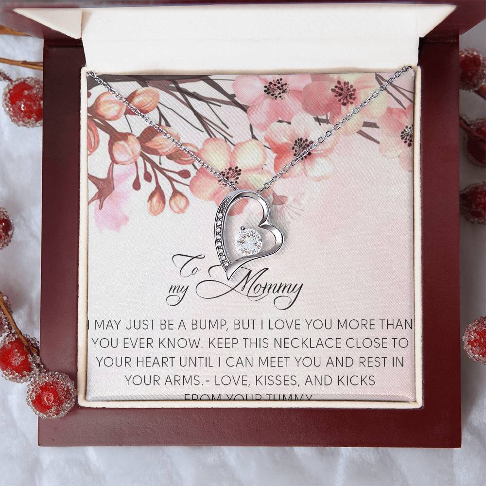 To My Mommy Necklace To My Mommy Jewelryto My Mom Forever Love Necklacecustom Necklace For Mom Mommy Birthday Necklace Gift Forever Love Necklace