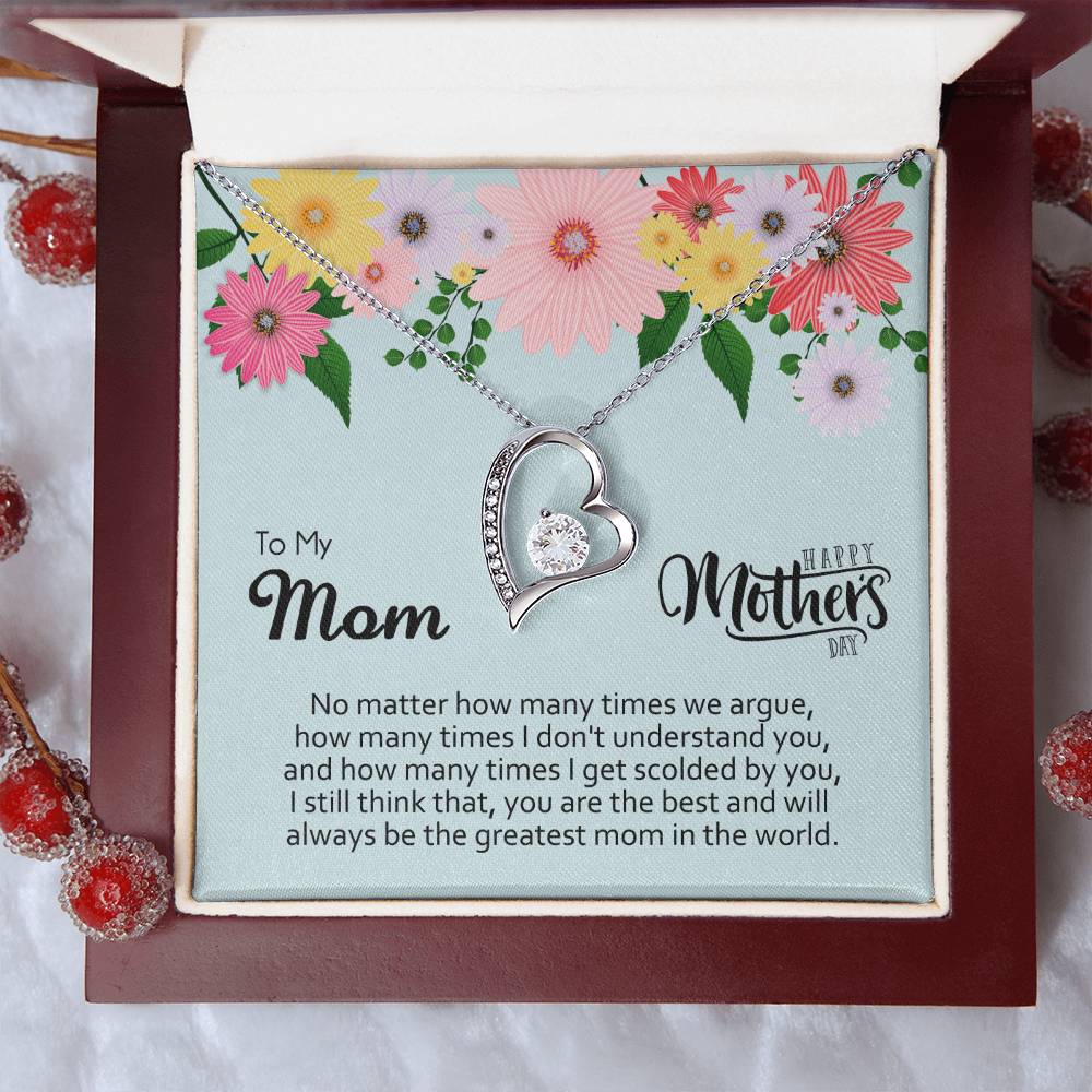 Mother's Day Gift  Necklace For Mom  Mother's Day Necklace  Best Gift For Mom  Mother's Day Necklace Forever Love Necklace