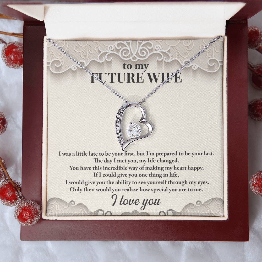 To My Future Wife How Special You Are To Me Heart Pendant Necklace 1 Forever Love Necklace