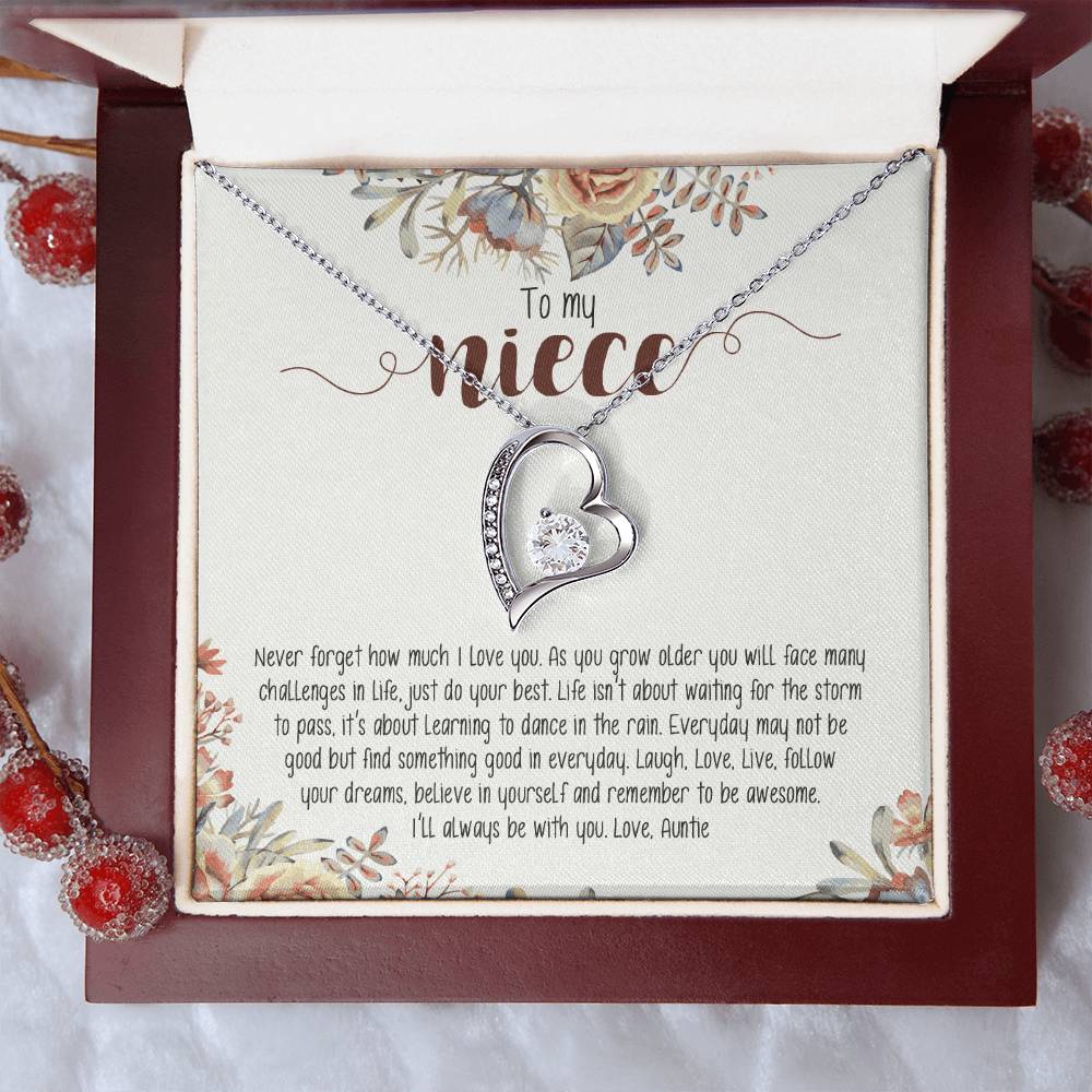 Precious Forever Love Necklace For Niece Forever Love Necklace