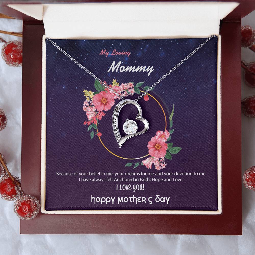 To My Mom 1 Forever Love Necklace