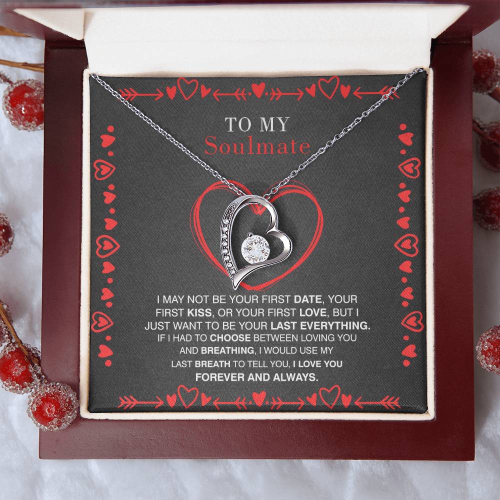 To My Future Wife Forever Love Necklace I May Not Be Your First Date Your First Kiss Necklace 1 Forever Love Necklace