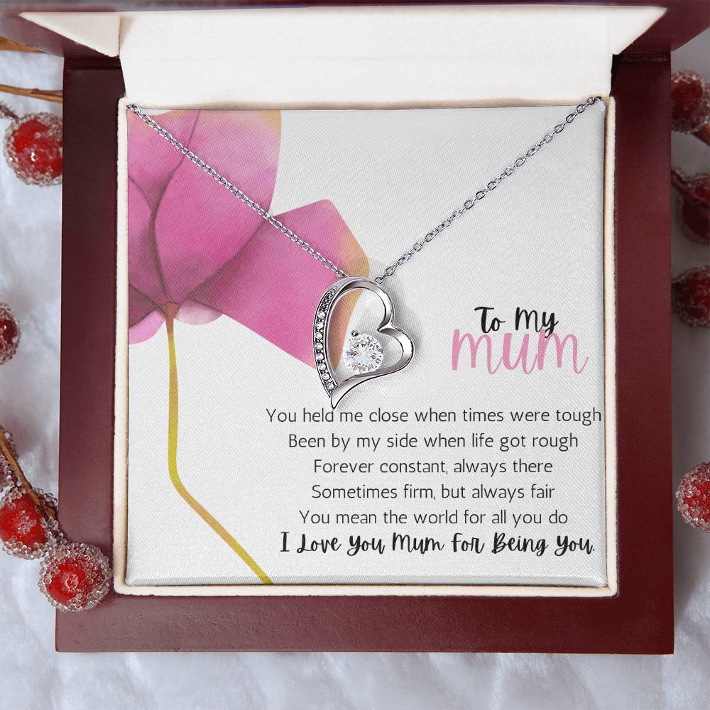 I Love You Mum Forever Love Necklace