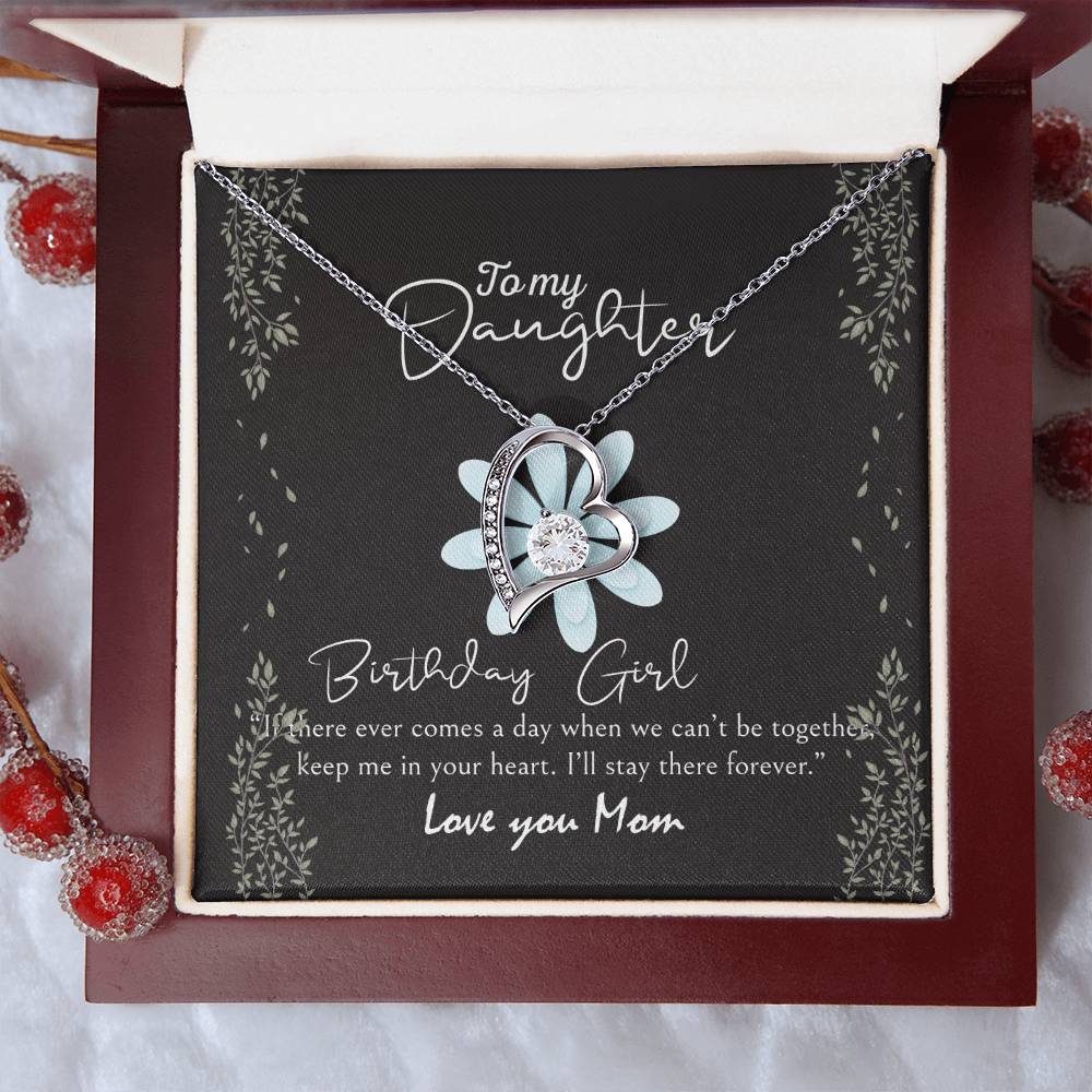 To My Beautiful Daughter Necklace Daughter Gift To My Daughter Necklace From Mom To My Daughter Necklace From Dad Gift For Daughter From Mom Forever Love Necklace