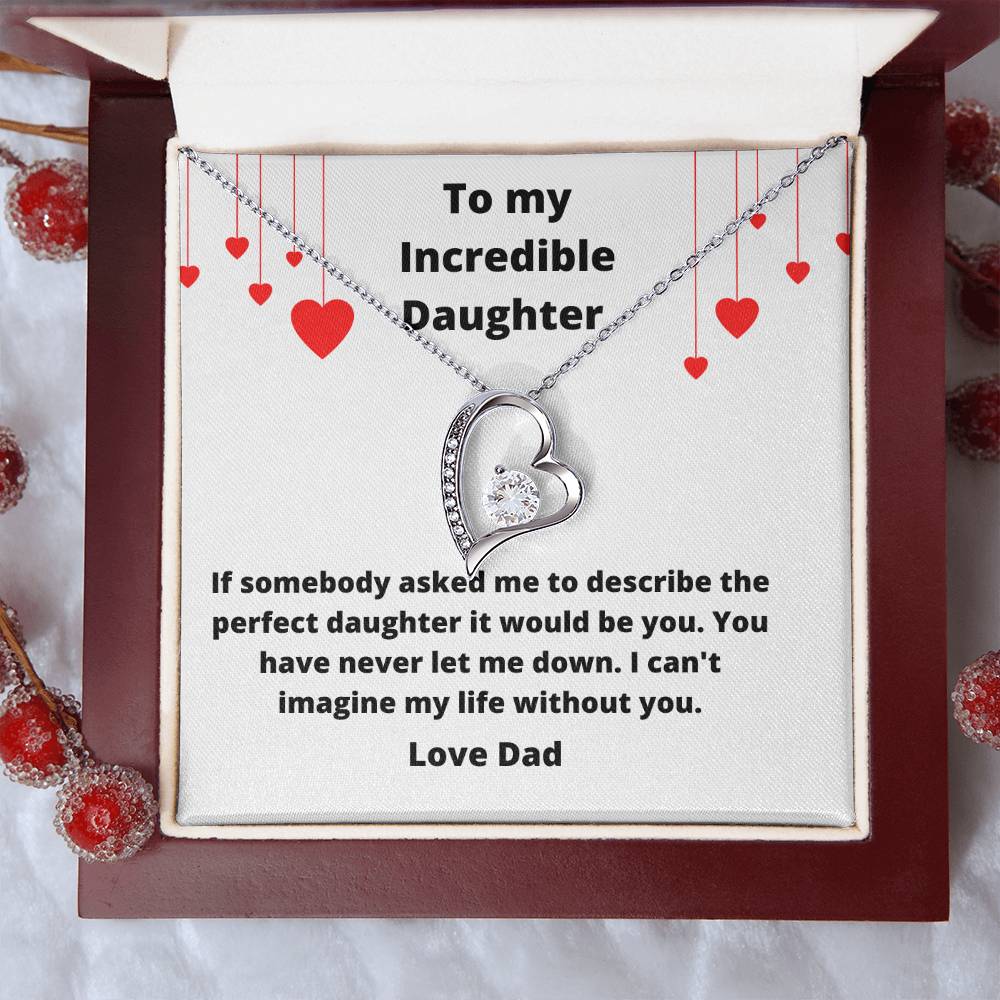 Incredible Daughter Forever Love Bw1 Forever Love Necklace
