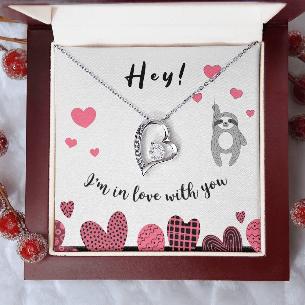 Valentine's Day In Love With You 1 Forever Love Necklace