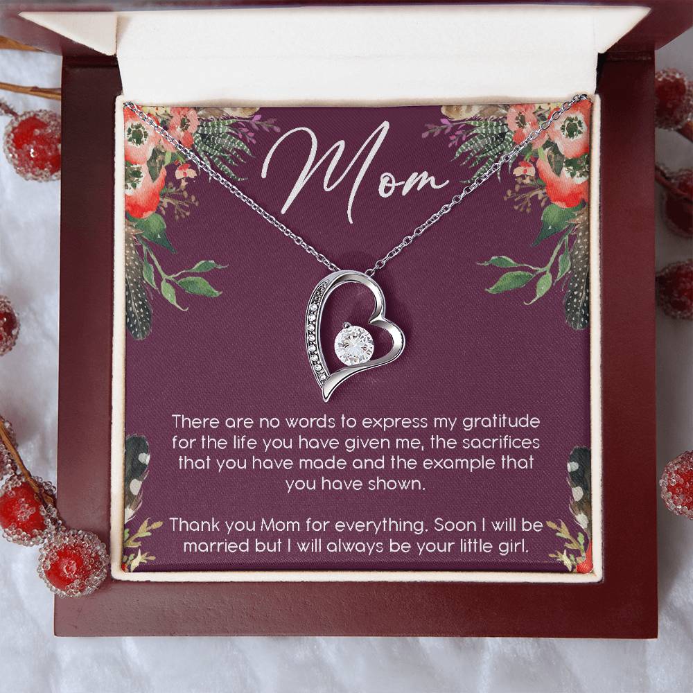 Mother Of The Groom Gift From Bride Customize Motherinlaw Giftgift For Mother Of The Groom Mother Of The Groom Forever Love Necklace Forever Love Necklace