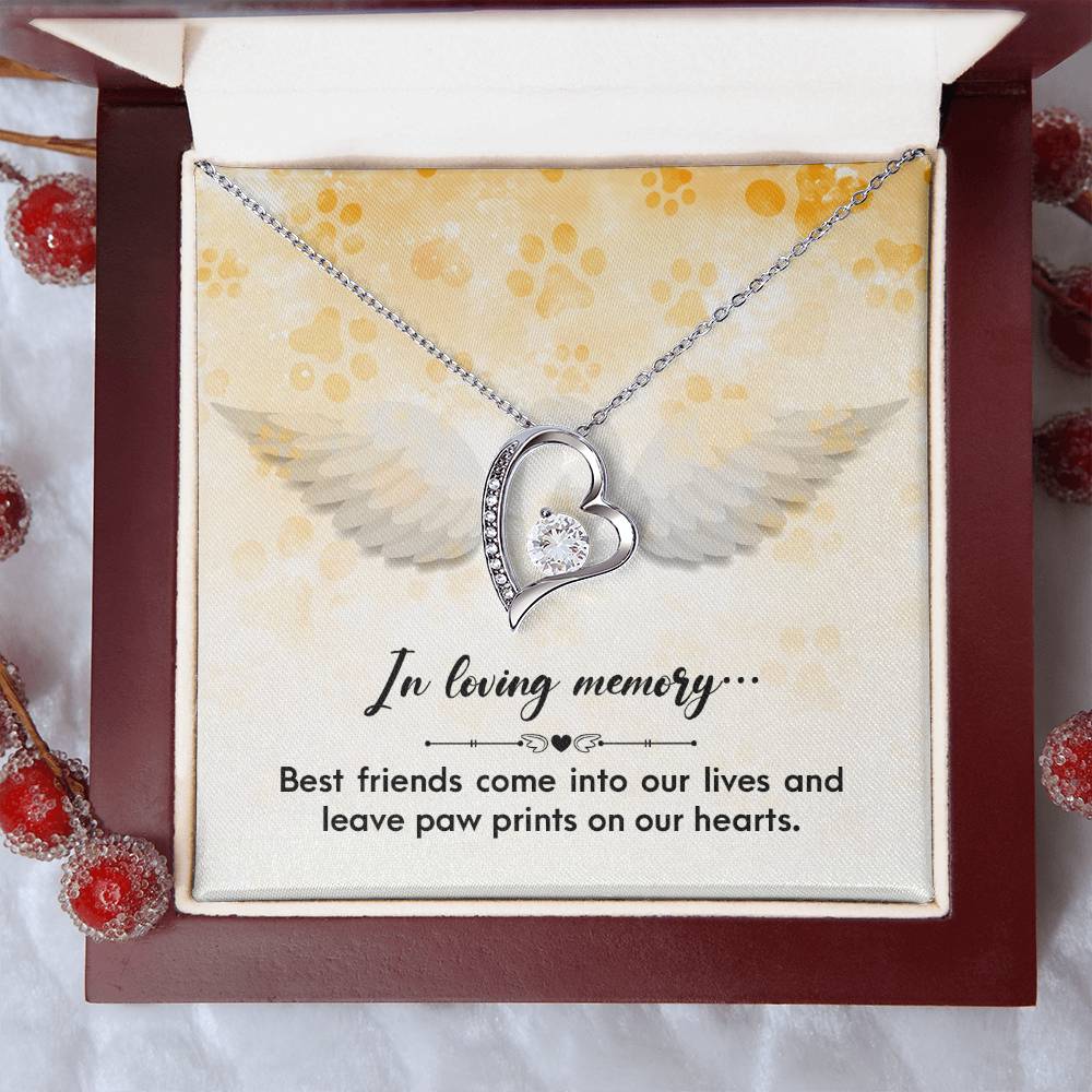 In Loving Memory Best Friends Come Into Necklace 1 Forever Love Necklace