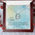To My Wife - I Choose You For Life - Forever Love Necklace Forever Love Necklace