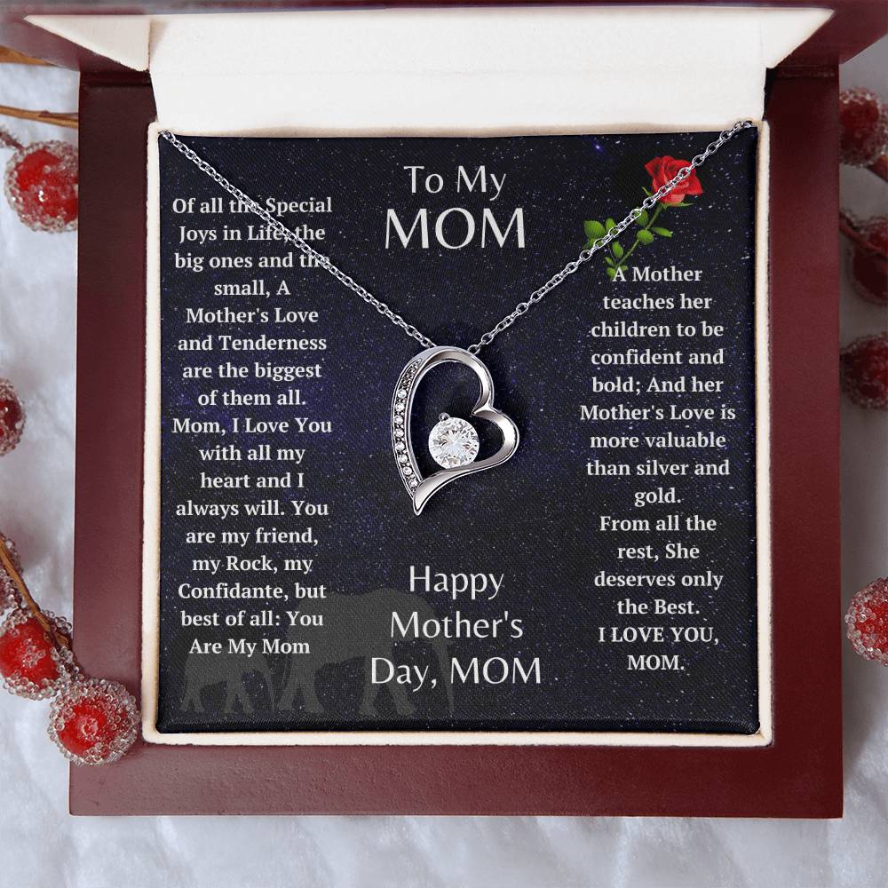 The Exquisitely Beautiful Forever Love Necklace The Ideal Mother's Day Gift Forever Love Necklace