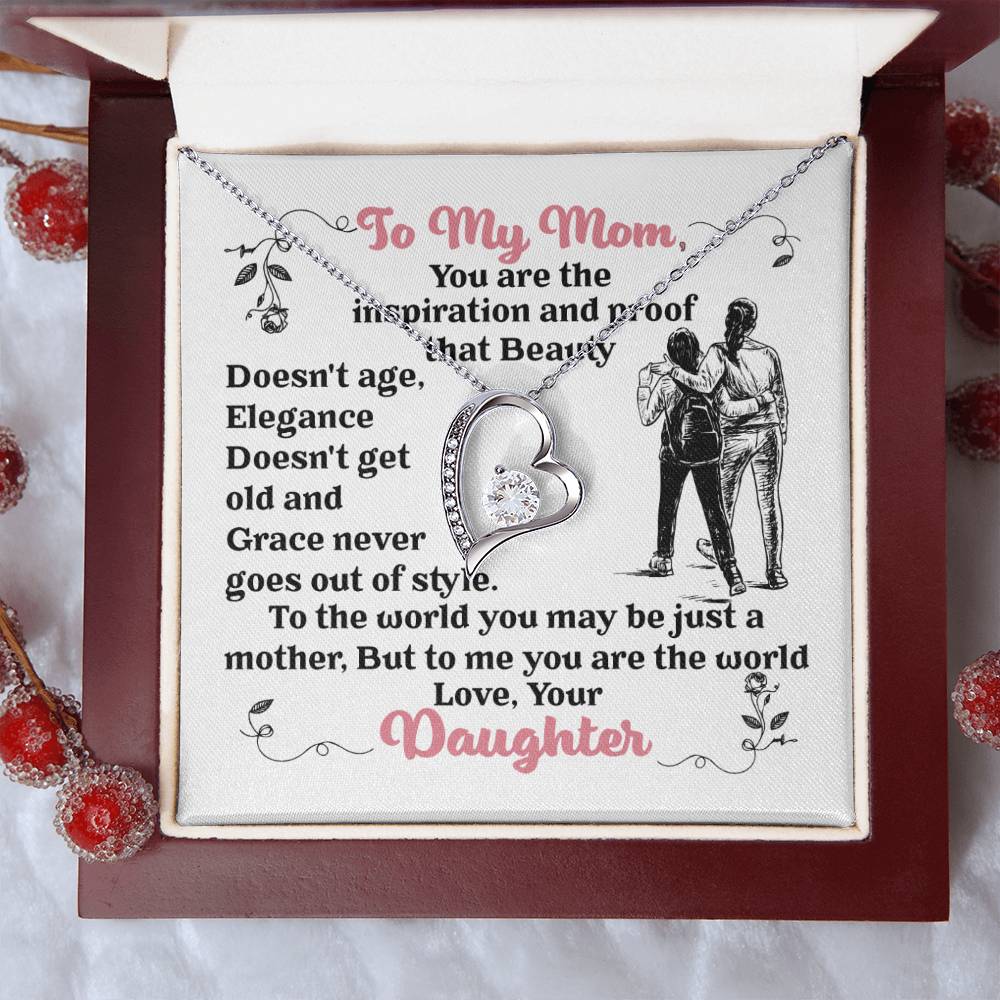 Gift For Mom - Forever Love Necklace Forever Love Necklace