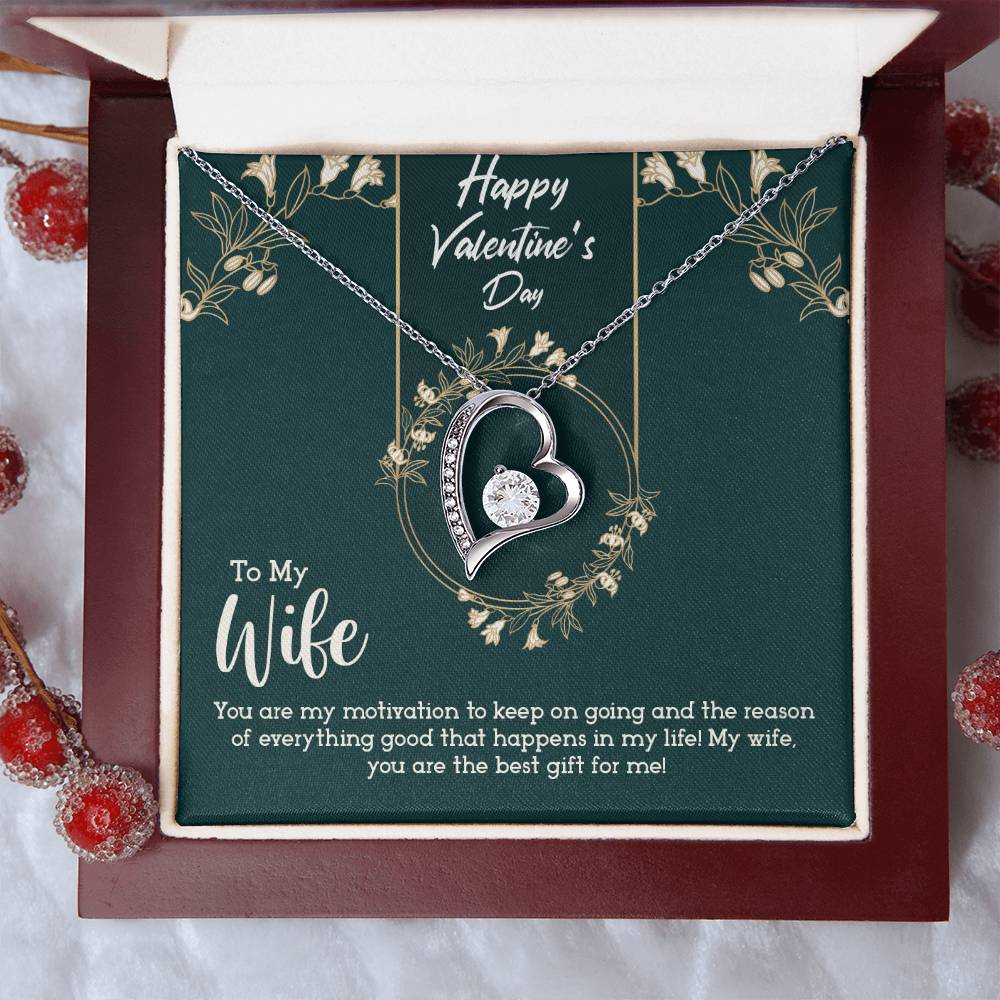 To My Wife - You're My Best Gift - Necklace Forever Love Necklace