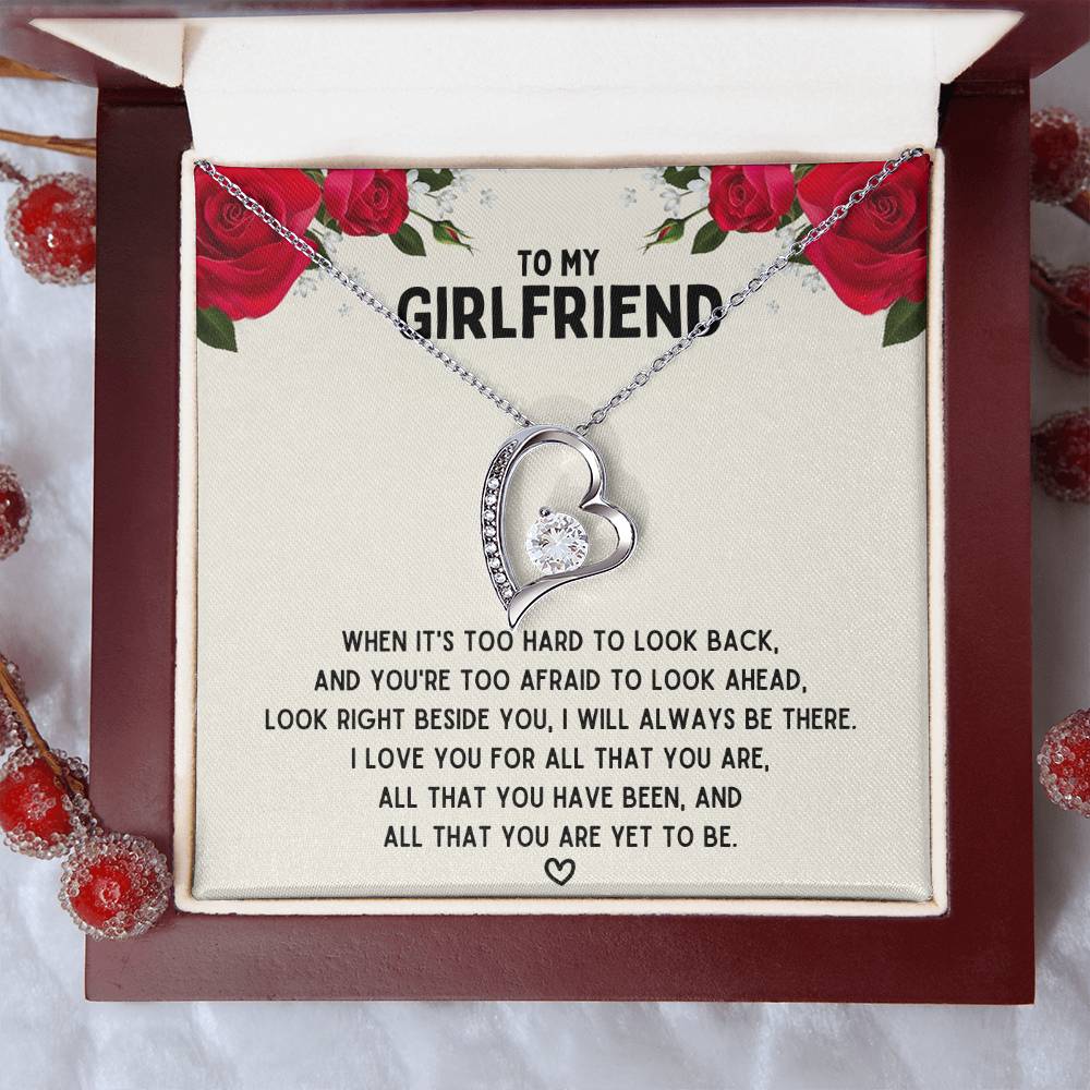 To My Girlfriend I’ll Always Be There Necklace 1 Forever Love Necklace