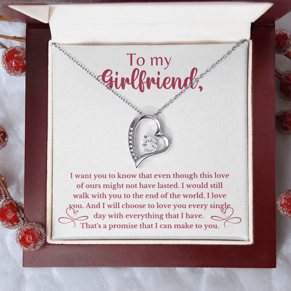 Valentine's Gift For Girlfriend I Will Choose To Love You Every Single Day With Everything That I Have 1 Forever Love Necklace