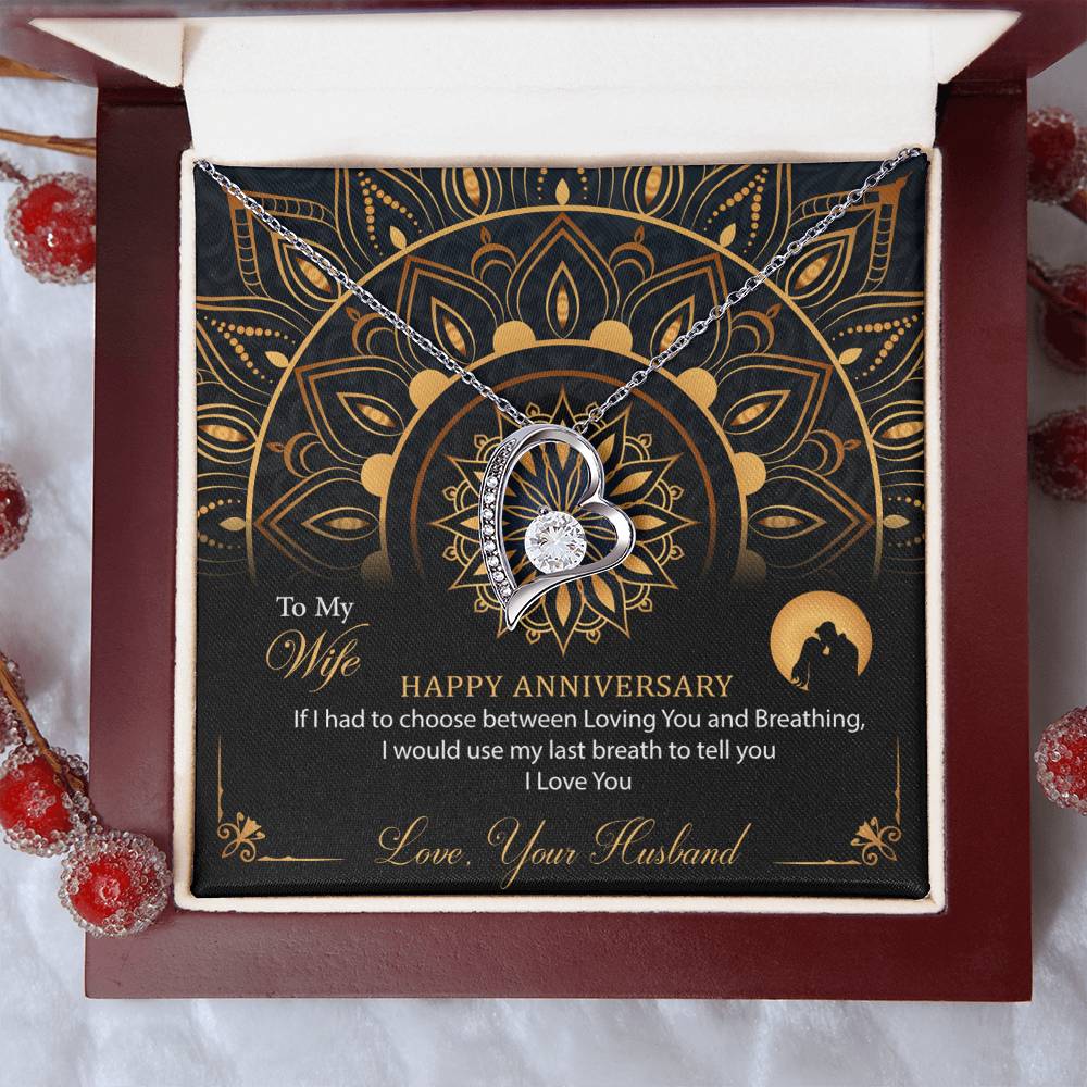 Anniversary Gifts For Wife Forever Love Necklace
