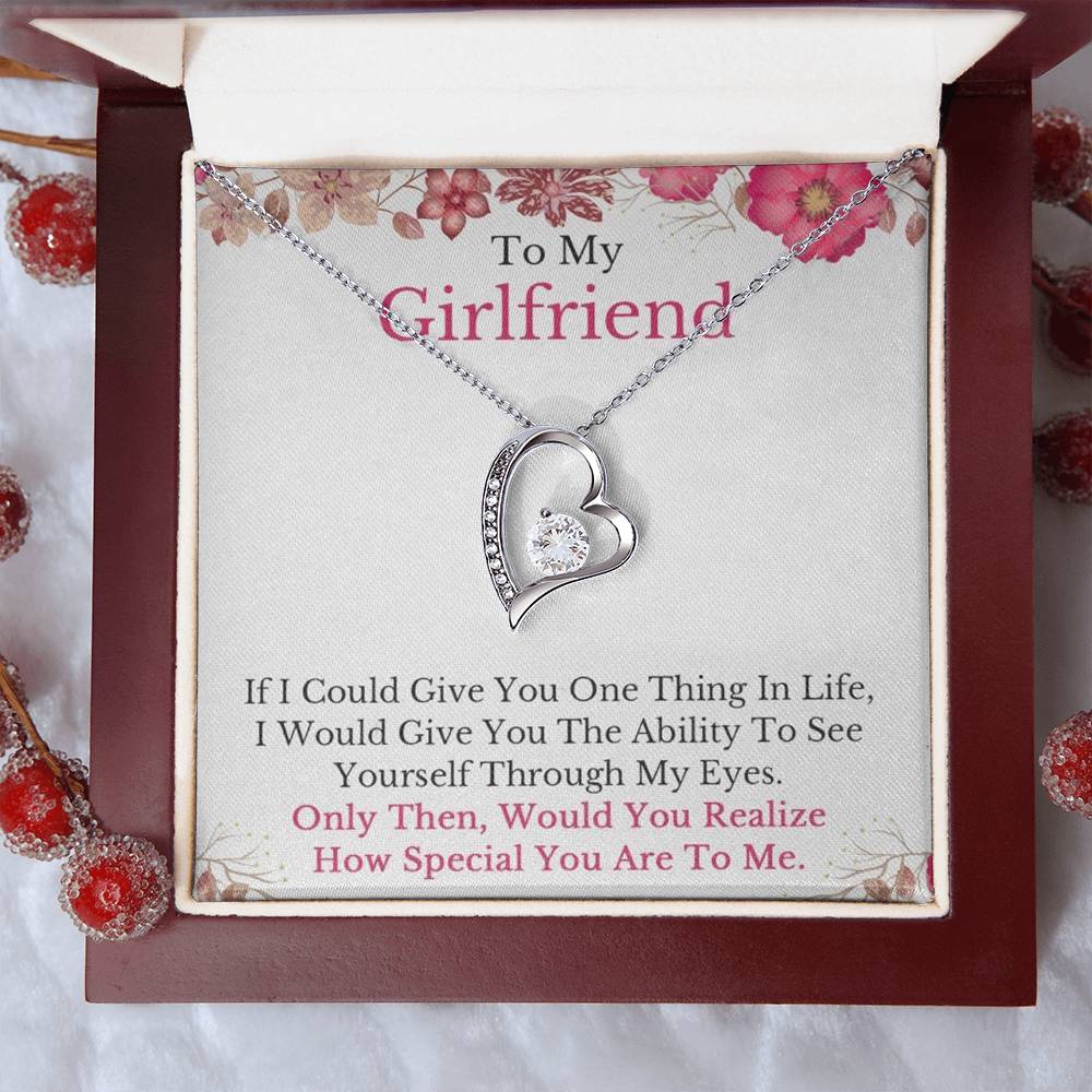 To My Girlfriend - Always Special In My Eyes Necklace Forever Love Necklace