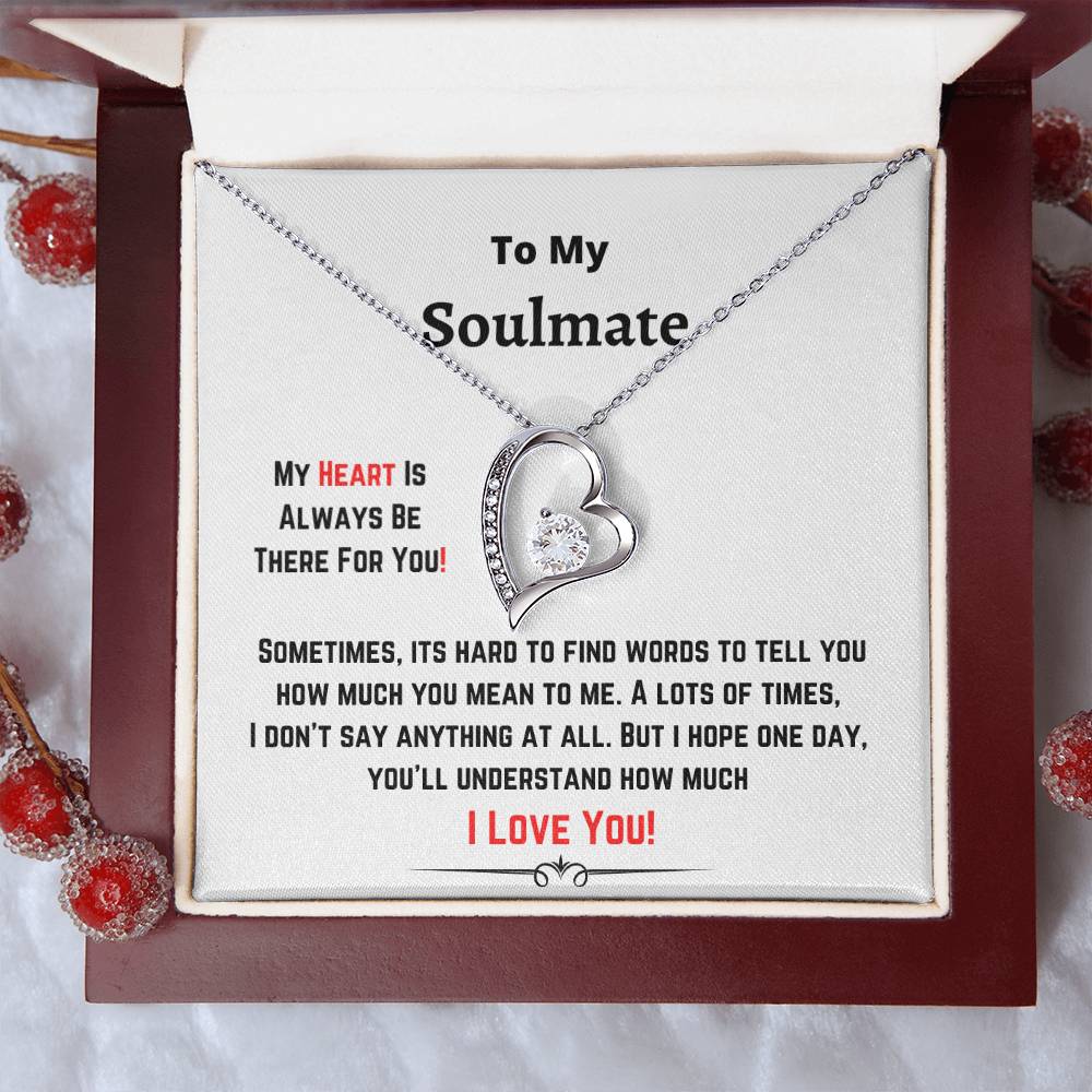 To My Soulmate Beauty Necklace 786 1 Forever Love Necklace