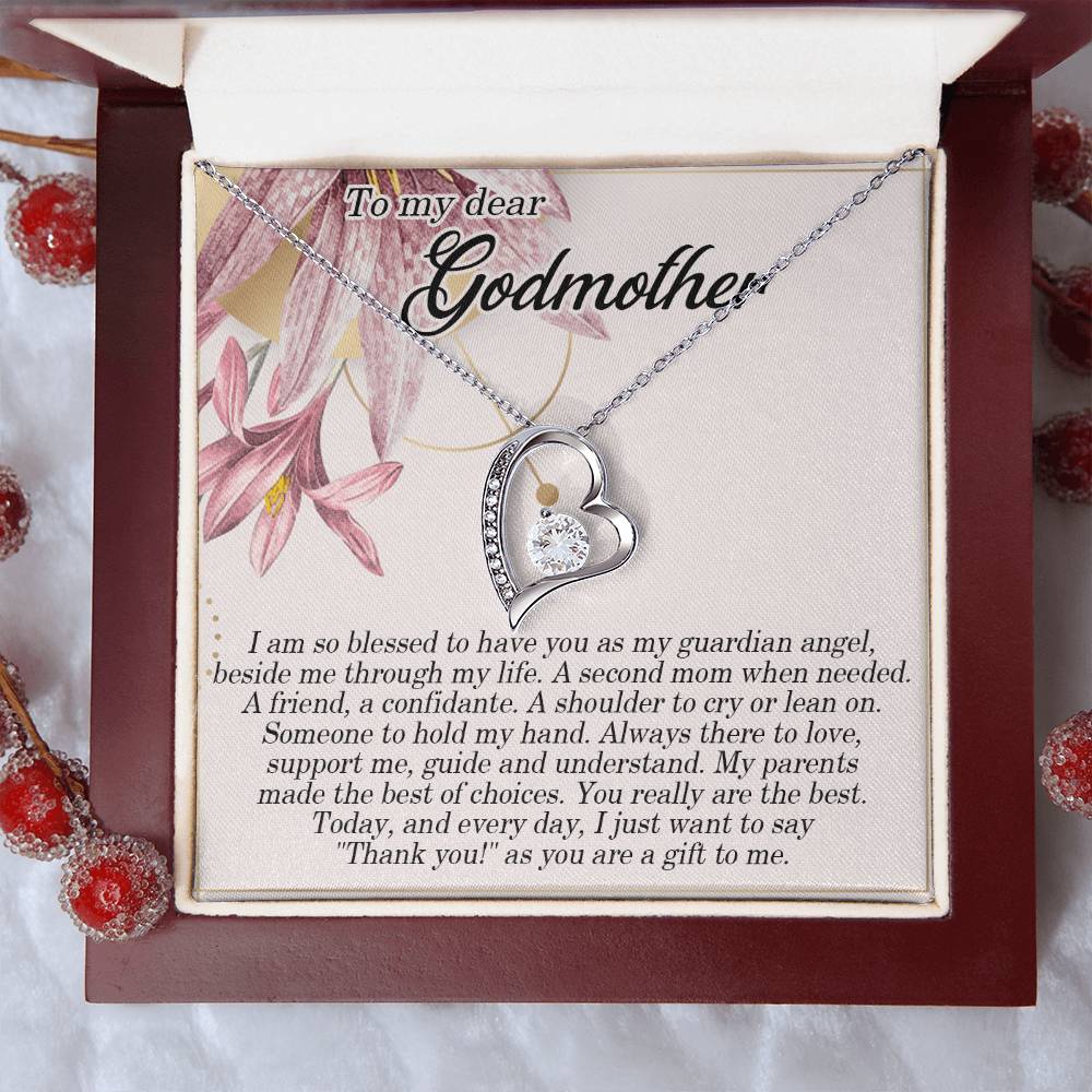 My Godmother Necklace Giftnecklace Gift For Godmother Godmother Forever Love Necklace Godmother Wedding Gift Godmother Of The Bride Forever Love Necklace