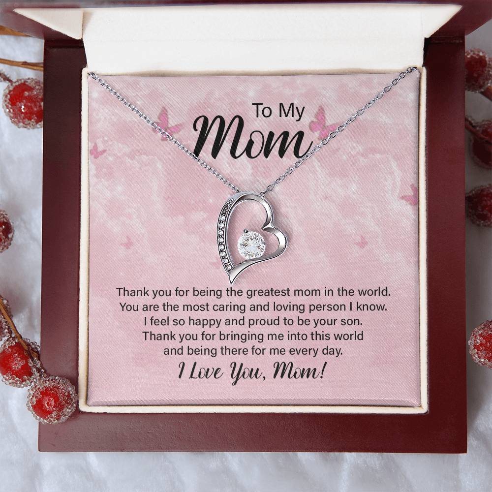 To My Bonus Mom Christmas Gift Bonus Mom Gift Bonus Mom Necklace Stepmom Gift From Bride Step Mom Gift Stepmom Forever Love Necklace