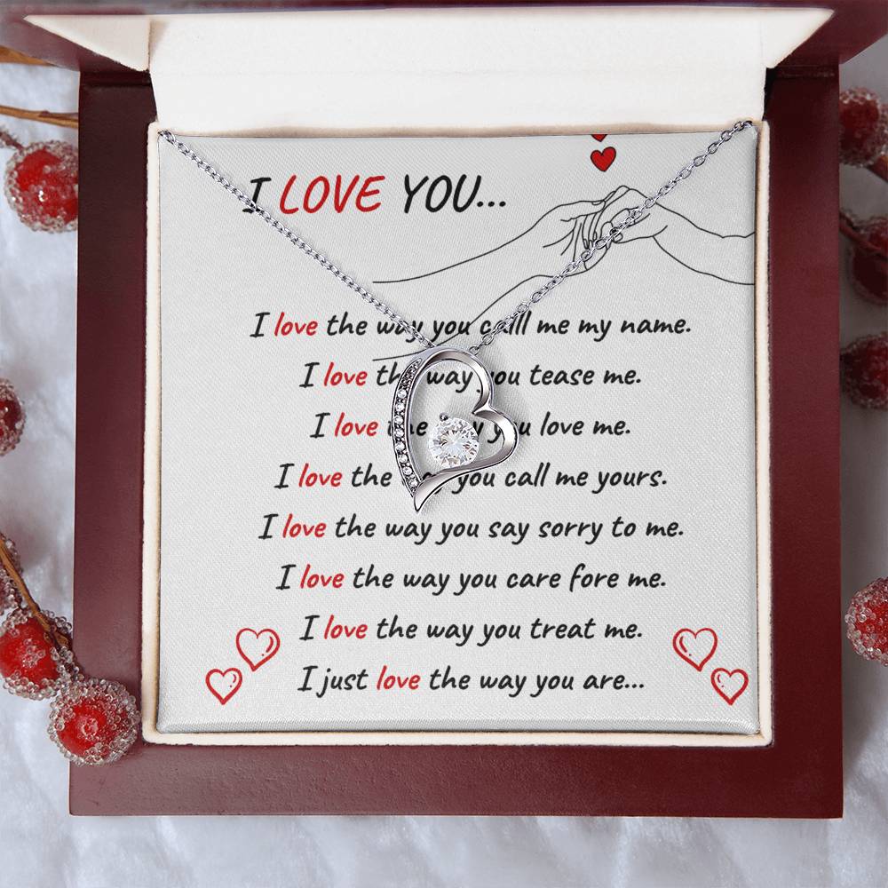 I Love You Spark Romance With This Necklace 1 Forever Love Necklace