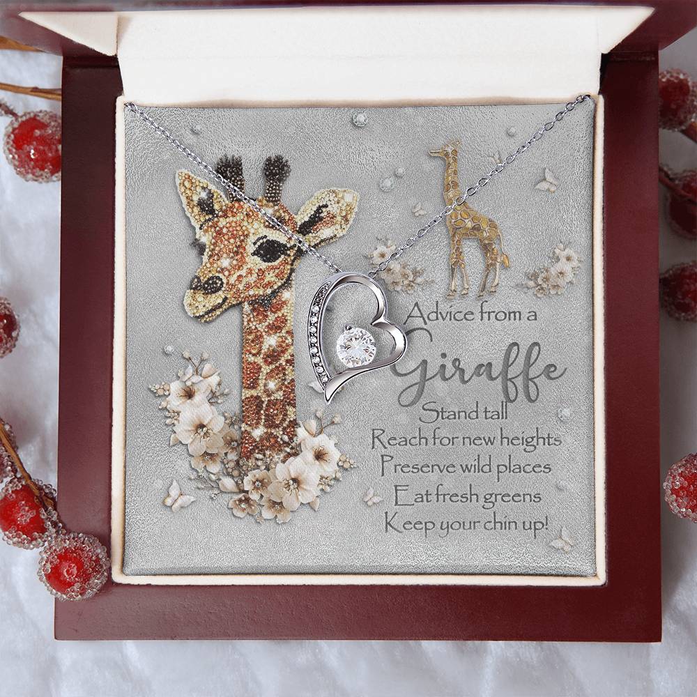 Mother Daughter Giraffe Necklace Daughter Gift From Mom To My Daughter Daughters Birthday Forever Love Necklace