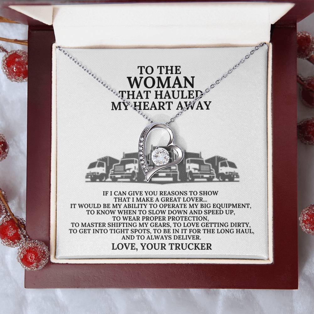 Reasons Of Truckers That Makes Them Better Lover Necklace Gift... Forever Love Necklace