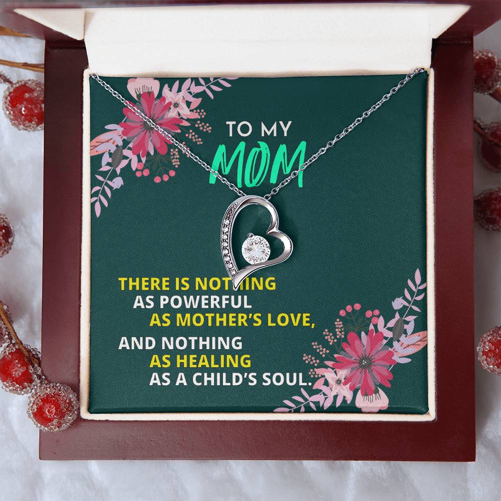 To My Mom Mother Necklace Gift For Mother Xmas Christmas Customize Gift To My Mom 7 1 Forever Love Necklace