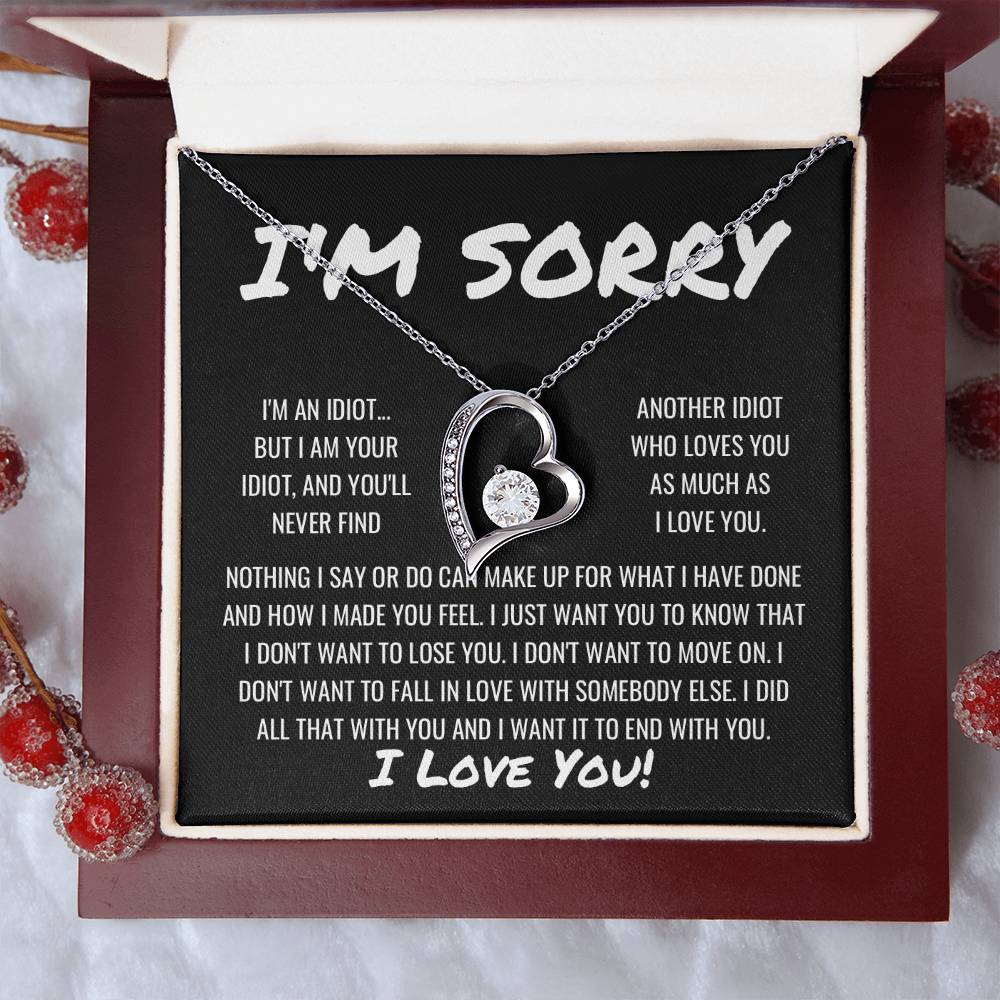 Sorry Apology Necklace 1 Forever Love Necklace