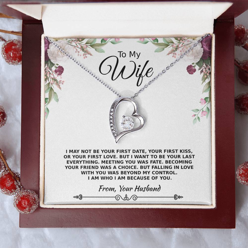 To My Wife - Your Last Everything - Necklace 2 Forever Love Necklace