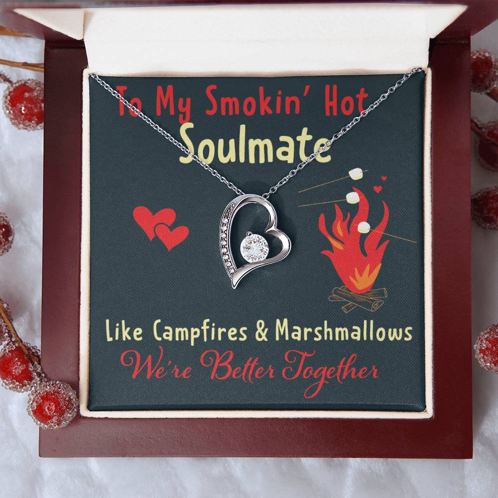 To My Soulmate Forever Love Necklace