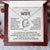To My Wife - I Love You Always & Forever - Gift Set Forever Love Necklace