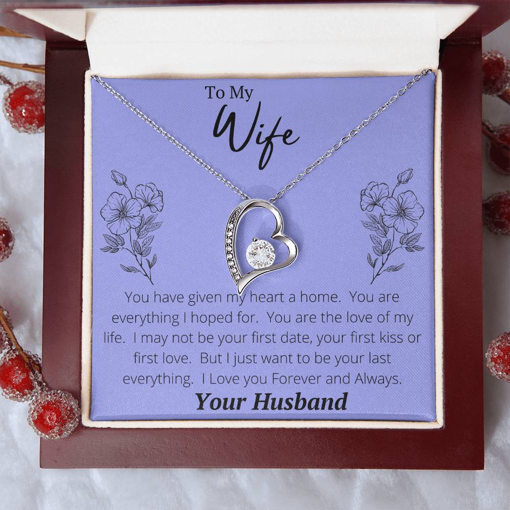 Dazzling Forever Love Necklace For That Special Woman On Valentine's Day Forever Love Necklace