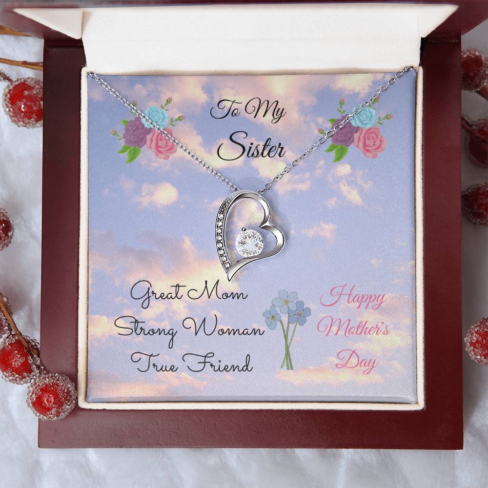 Mother's Day Gift For Sister Forever Love Necklace