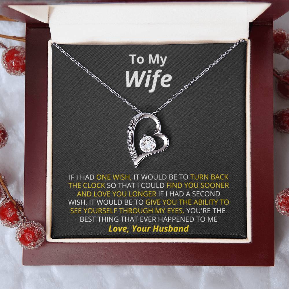 Love Necklace Perfect As Gift For Your Wife Forever Love Necklace