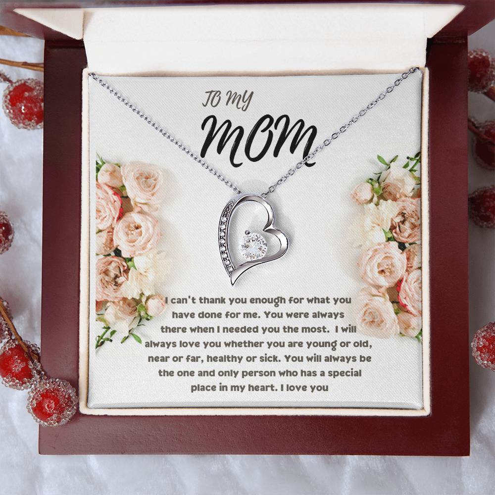 Special Gift For Your Mom Forever Love Necklace