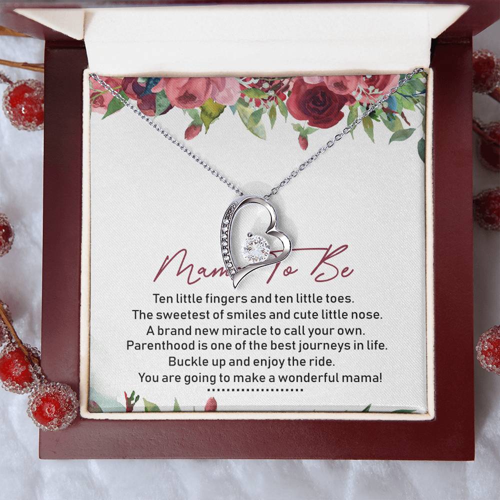 Mama To Be Forever Love Necklace Message Card Forever Love Necklace