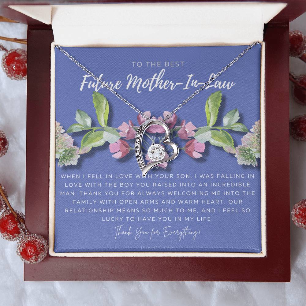 Future Mother In Law Gift Mom In Law Jewelry Mother's Day Gift For Motherinlaw Gift For Mother In Law Motherinlaw Necklace Forever Love Necklace
